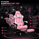 Silla Gamer Smarty Vector Ergonomica Reclinable y Reposapies colores