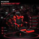 Silla Gamer Smarty Vector Ergonomica Reclinable y Reposapies colores