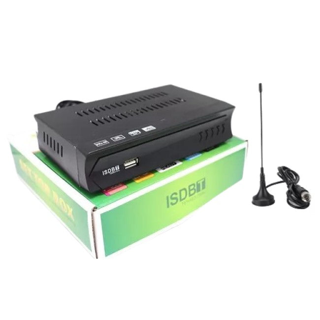 Kit Sintonizador De Tv Digital Hd Isdb-t Mas Antena Hd