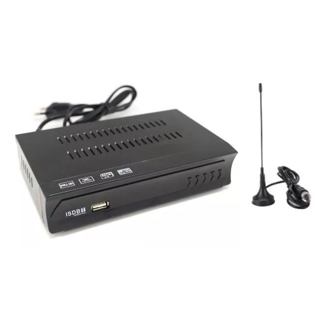 Kit Sintonizador De Tv Digital Hd Isdb-t Mas Antena Hd