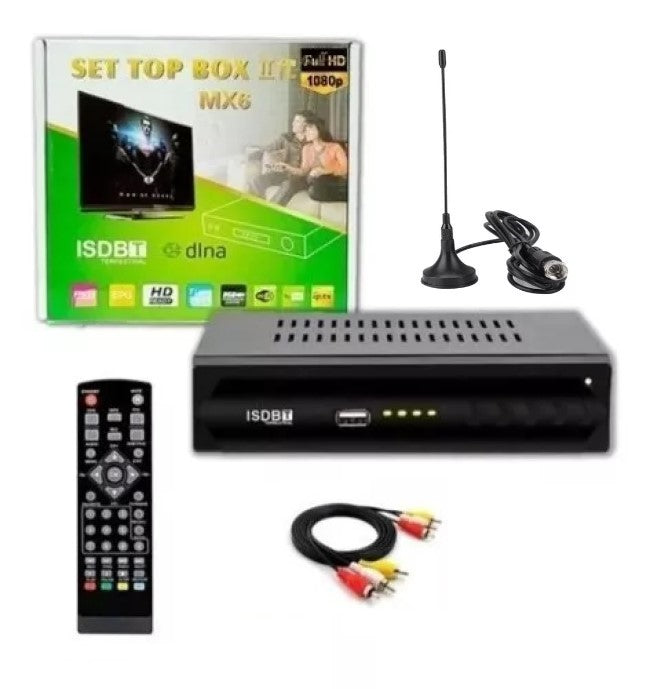 Kit Sintonizador De Tv Digital Hd Isdb-t Mas Antena Hd