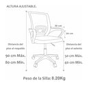 Silla de Escritorio Modelo Oxigen