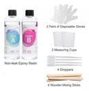 Resina Epóxica Cristal 1:1 946ml + Accesorios Alto Brillo