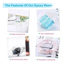 Resina Epóxica Cristal 1:1 946ml + Accesorios Alto Brillo