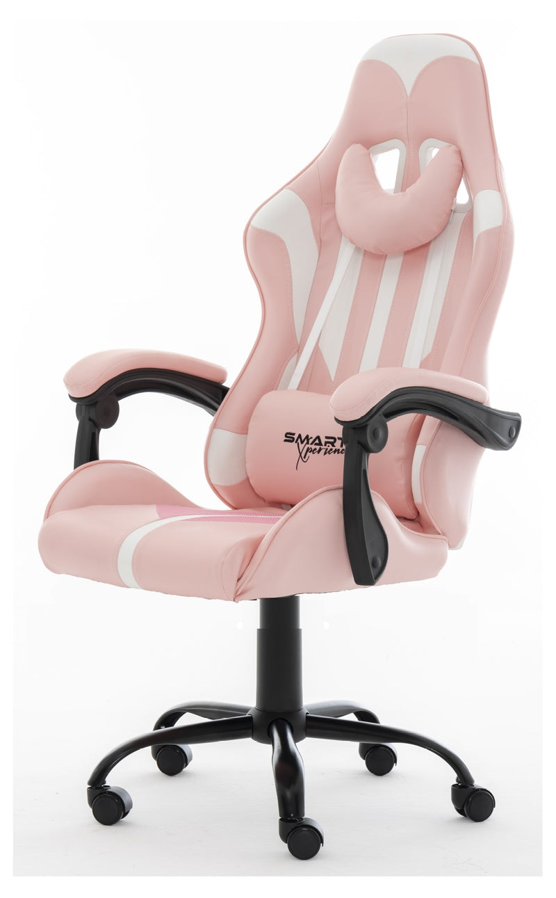 Silla Gamer Smarty Xperience Rosada