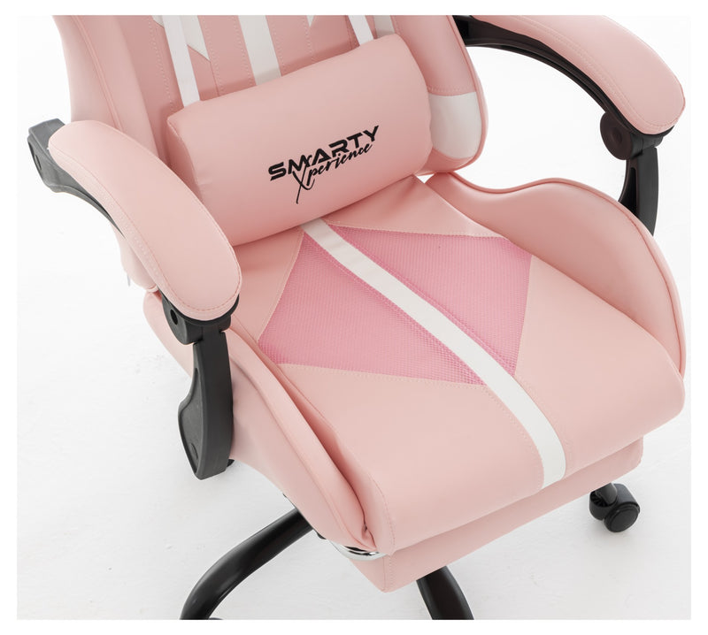 Silla Gamer Smarty Xperience Rosada