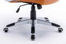 Silla De Oficina Ejecutiva Cafe Cromada Ergonomica Smarty Xp