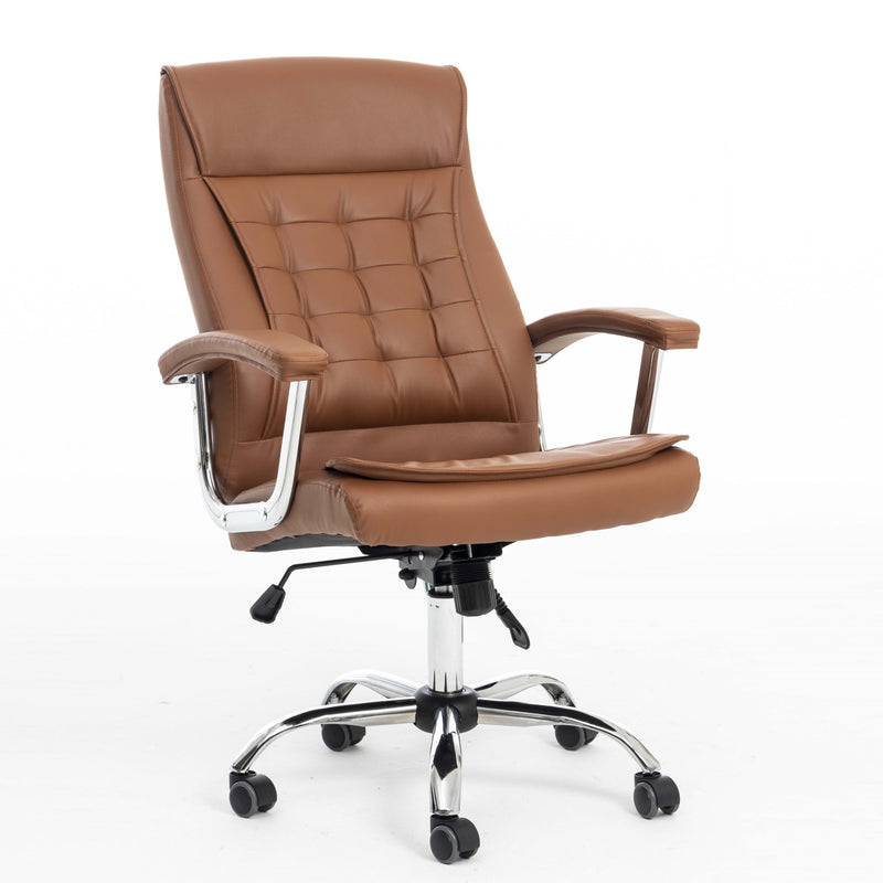 Silla De Oficina Ejecutiva Profesional Cafe Ergonomic Smarty