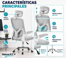 Silla De Oficina Ergonómica Airflow Malla Mesh Premium