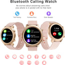 Reloj inteligente smartwatch Q1 Dorado Metal Llamadas
