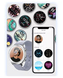 Reloj inteligente smartwatch Q1 Dorado Metal Llamadas