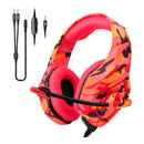 Audifonos Gamer Onikuma K1-B Camuflage LED