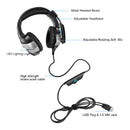 Audifonos Gamer Onikuma K5 PRO Black Blue