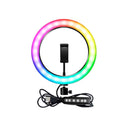 Aro de Luz LED RGB de 10" + Tripode de 210cm.