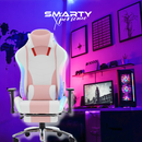 Silla Gamer RGB Smarty  Blanco / Armada Sin Caja