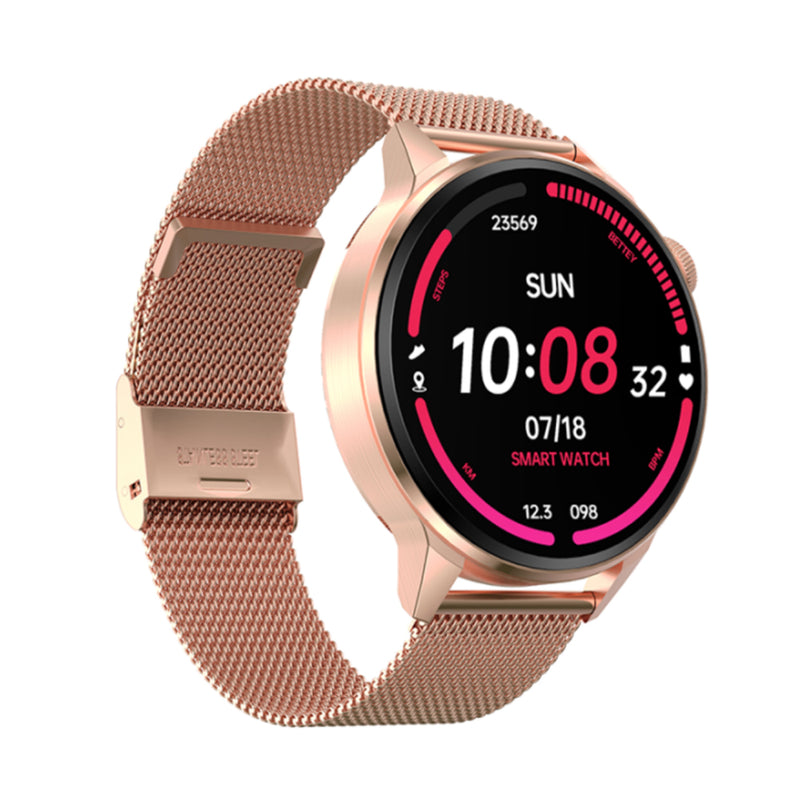 Reloj inteligente Smartwatch DT4+ dorado metal