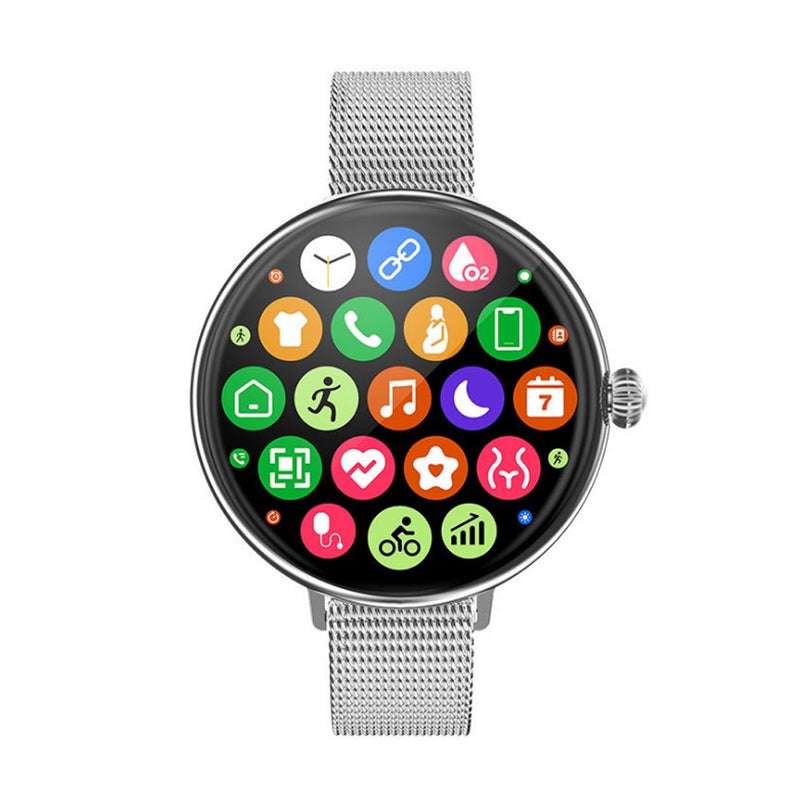 Reloj inteligente Smartwatch UP9 plateado metal