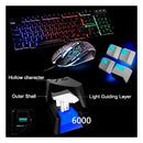 Kit Gamer Teclado + Mouse + Mouse Pad T6 Iluminado