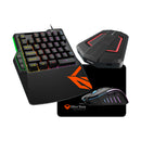 Kit Teclado 1 Mano Mouse Gamer 4 en 1 Meetion CO015