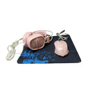 Kit Gamer 4 pzas Teclado Mouse Audifono Mousepad M1 Rosado