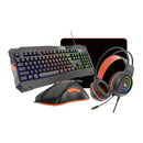 Kit Gamer Teclado Audifono y Mousepad C505