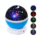 Lampara Espanta Cuco Cielo Estrellado LED Azul