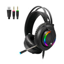 Audifonos Gamer K1 RGB 3.5mm Para PC 7.1 GHV12