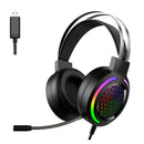 Audifonos Gamer Friwol RGB USB Para PC 7.1 Negro