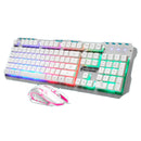 Kit de Teclado + Mouse Gamer GT-500 Blanco