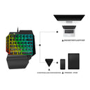 Kit Teclado 1 Mano + Mouse Gamer para PC o Celular