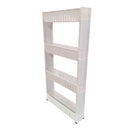 Rack Organizador con Ruedas 4 Niveles 54x13x103cm