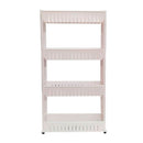 Rack Organizador con Ruedas 4 Niveles 54x13x103cm