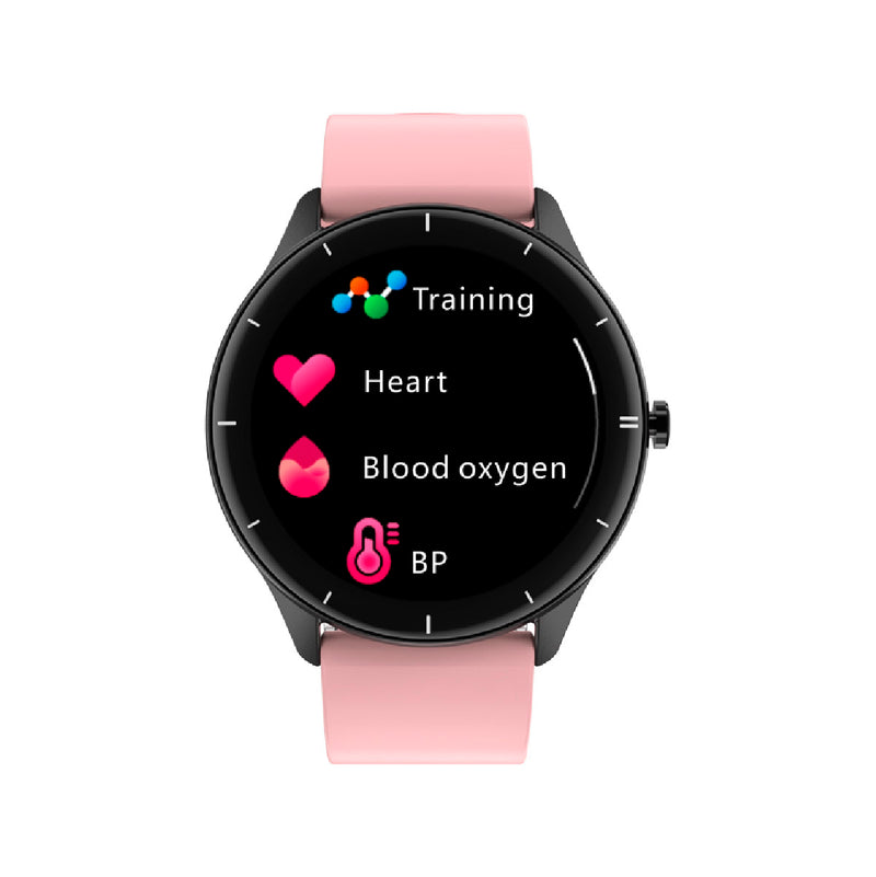 Reloj inteligente Smartwatch Q21 Negro -  Rosa
