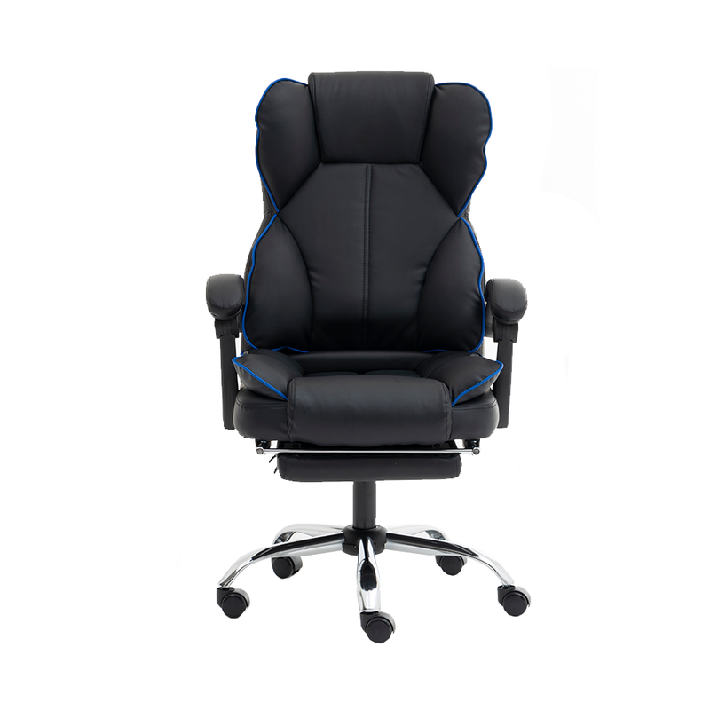 Silla de Oficina Profesional Negro y Azul