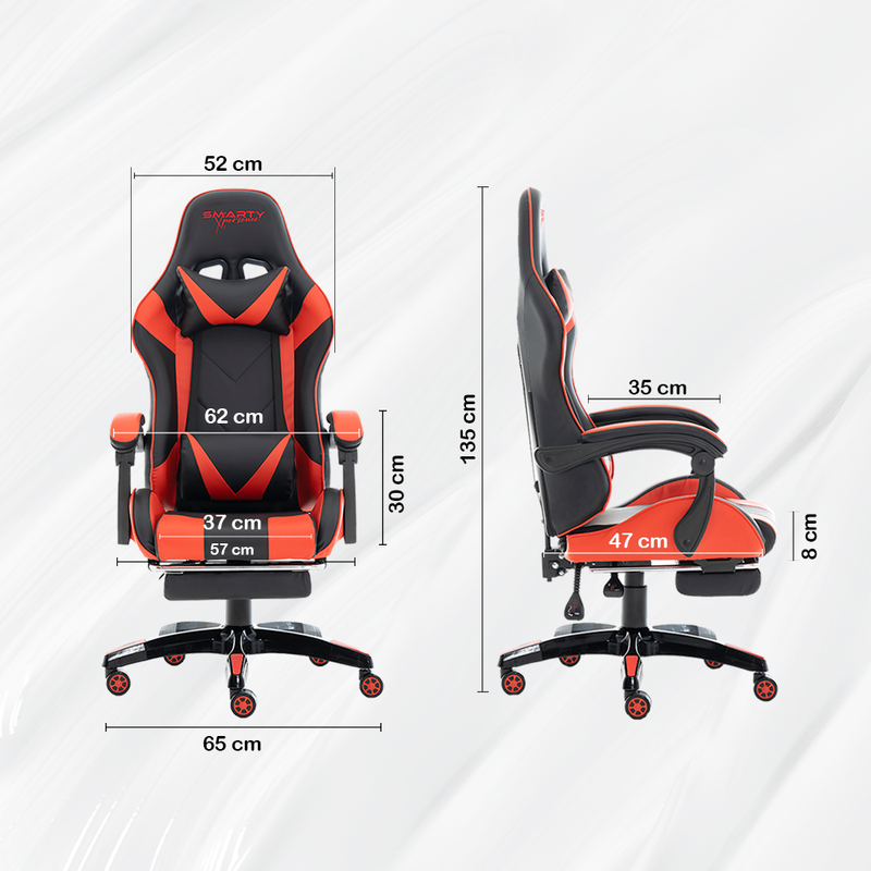 Silla Gamer Smarty Roja
