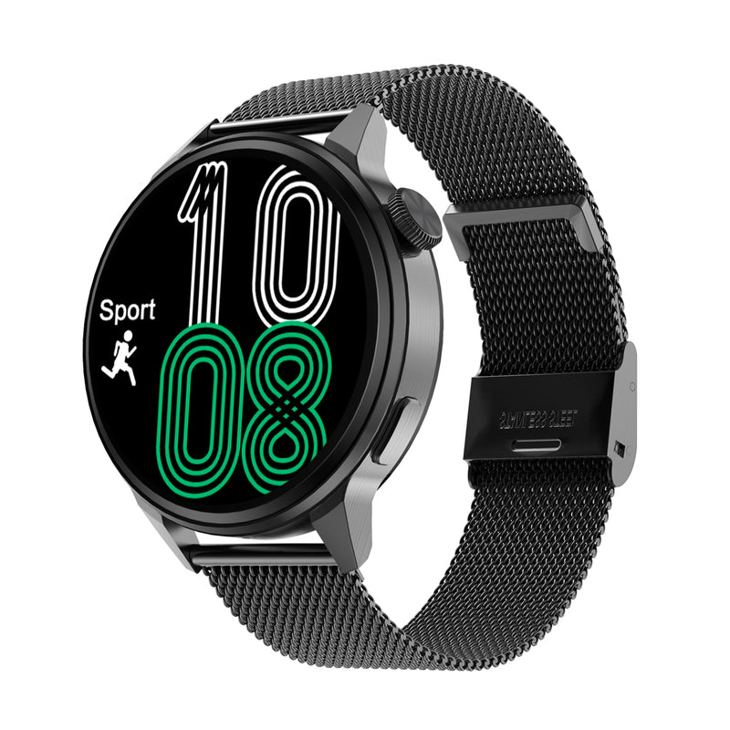 Reloj inteligente Smartwatch DT4+ negro metal