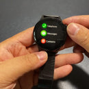 Reloj inteligente Smartwatch DT4+ negro metal