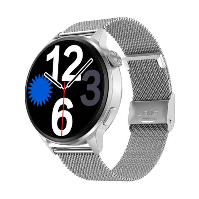 Reloj inteligente Smartwatch DT4+ plateado metal