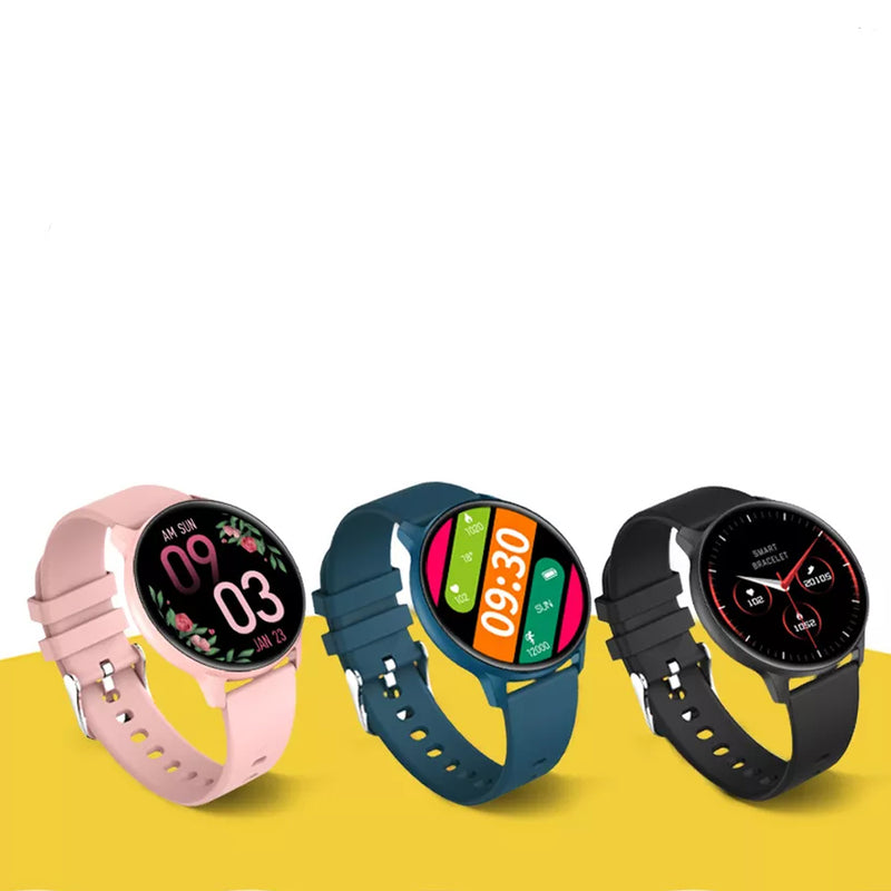 Reloj inteligente Smartwatch MX1 rosado